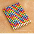 4 in 1 colorful core rainbow wooden color pencil